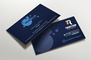Business Card Design by LAXMI DESIGNHUB for True Blue Car Wash | Design: #29711645
