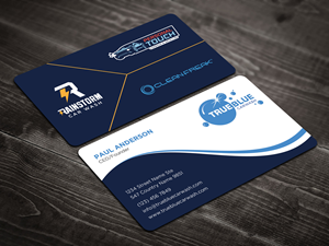 Business Card Design by Uttom 2 for True Blue Car Wash | Design: #29715065