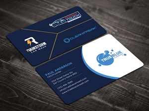 Business Card Design by Uttom 2 for True Blue Car Wash | Design: #29715066