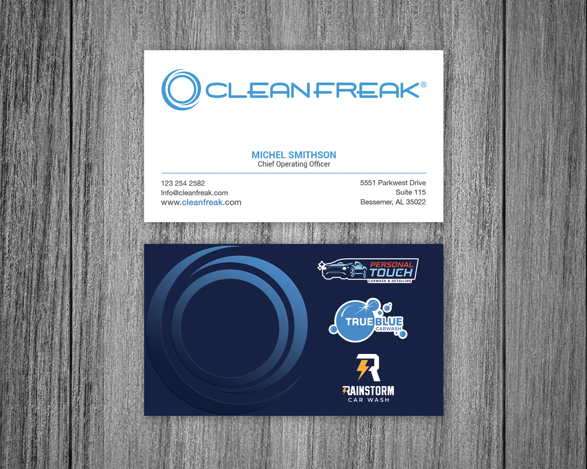 Business Card Design by Bonna 3 for True Blue Car Wash | Design #29713603