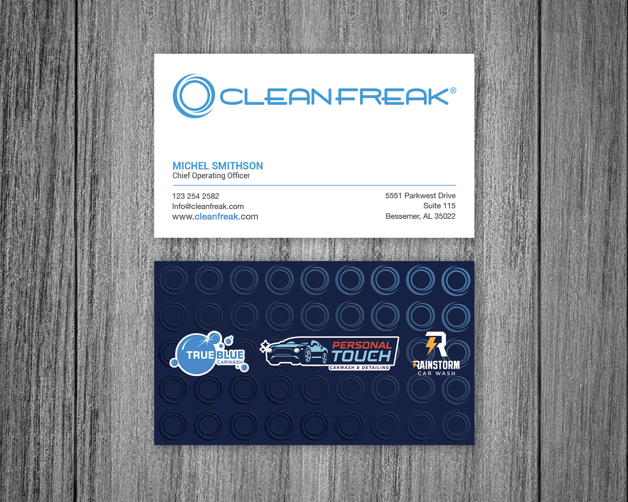 Business Card Design by Bonna 3 for True Blue Car Wash | Design #29713648