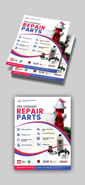 Diseño de Flyer por Design Motion para American Backflow Products Company | Diseño: #29723260