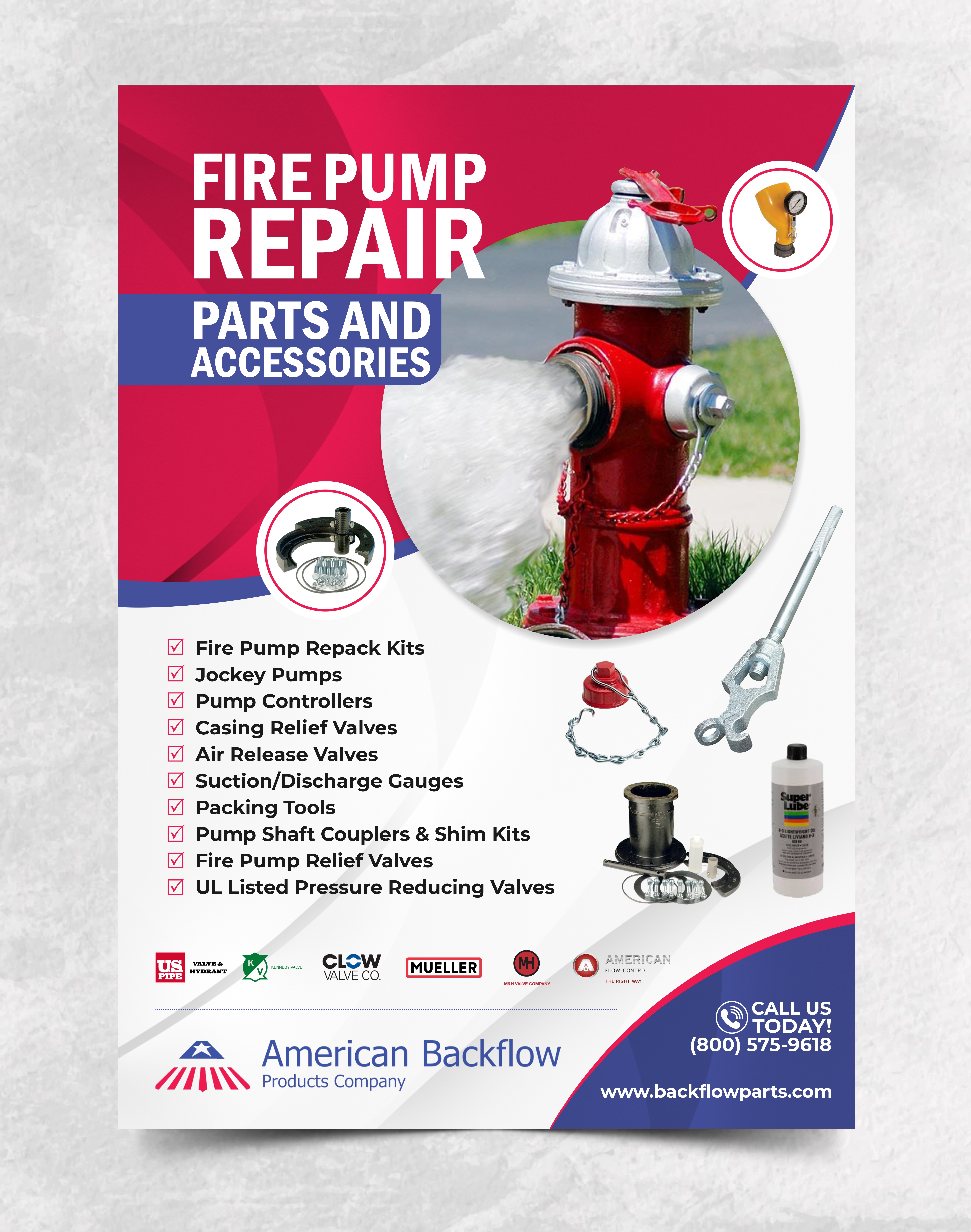 Flyer Design by Rajneesha for American Backflow Products Company | Design #29733203