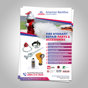 Diseño de Flyer por Sun Moon Graphic Designer para American Backflow Products Company | Diseño: #29722661