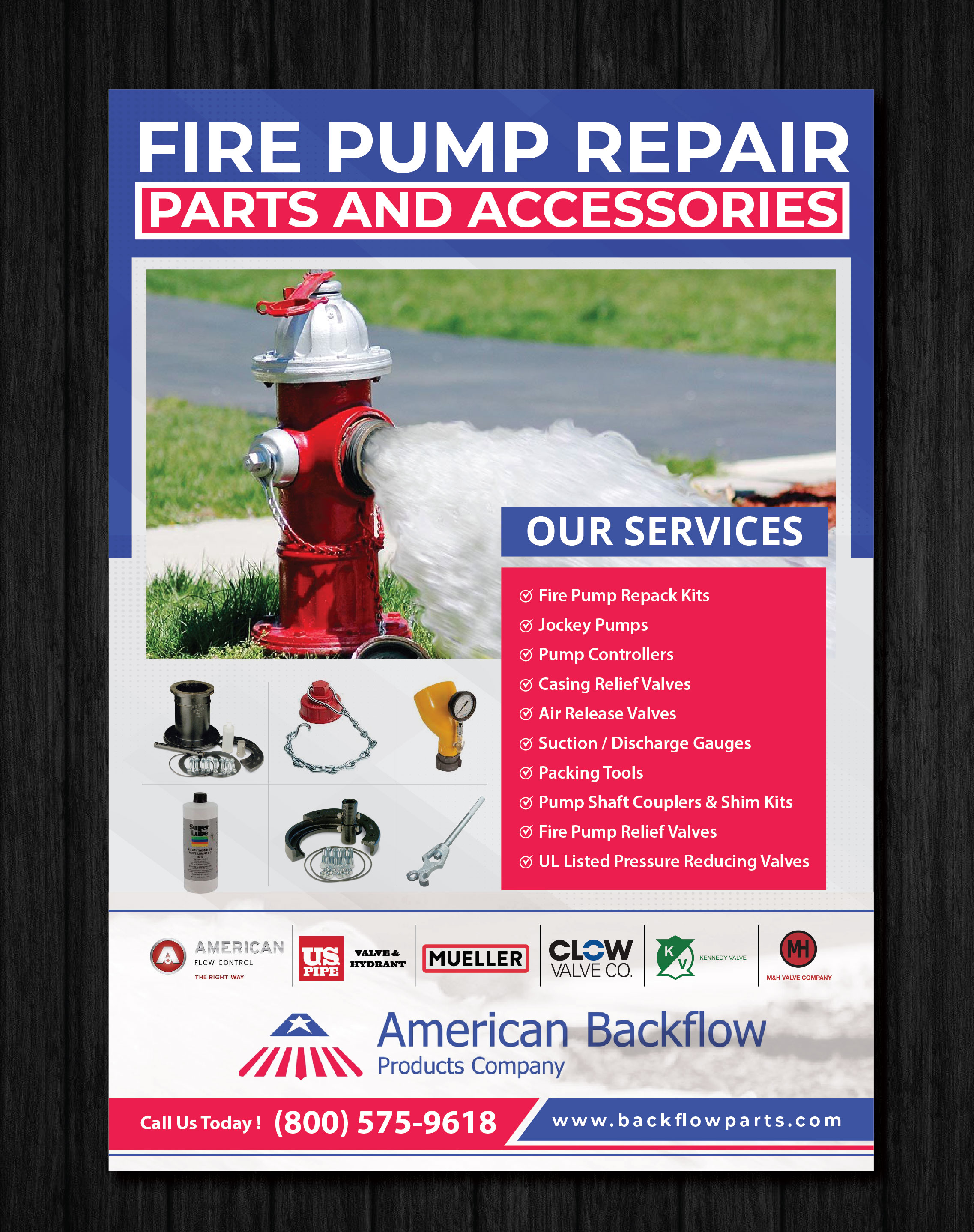Flyer Design by artbitin for American Backflow Products Company | Design #29717247