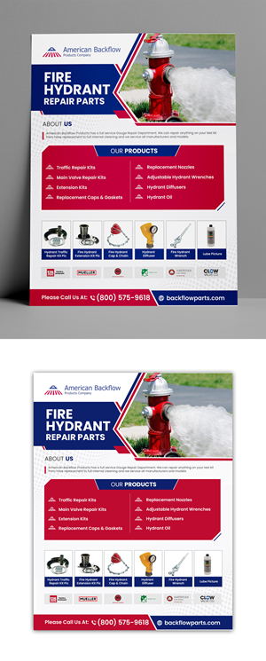 Flyer Design by debdesign for American Backflow Products Company | Design: #29718253
