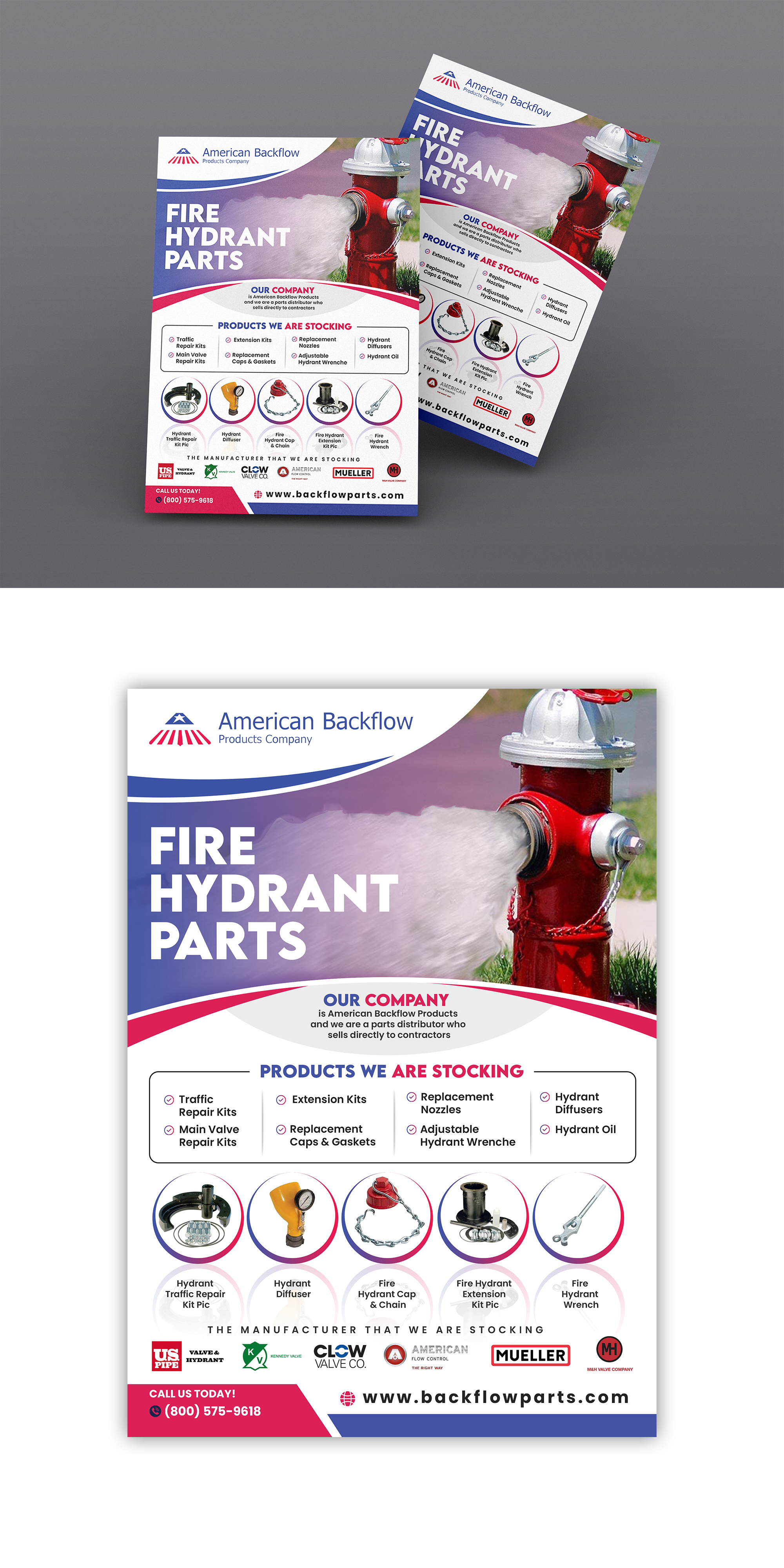 Diseño de Flyer por debdesign para American Backflow Products Company | Diseño #29718711