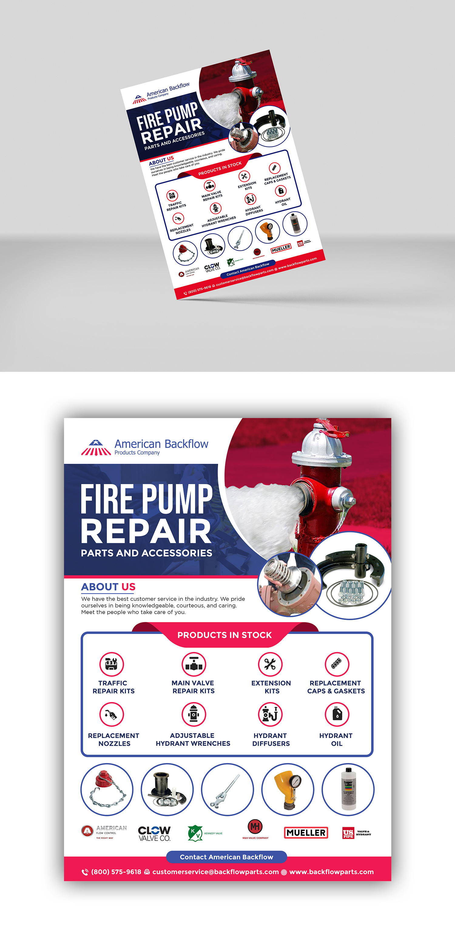 Diseño de Flyer por debdesign para American Backflow Products Company | Diseño #29718776