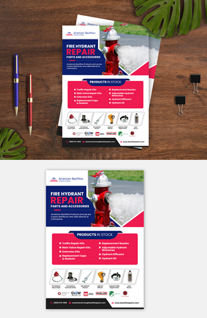 Flyer Design by debdesign for American Backflow Products Company | Design: #29718892
