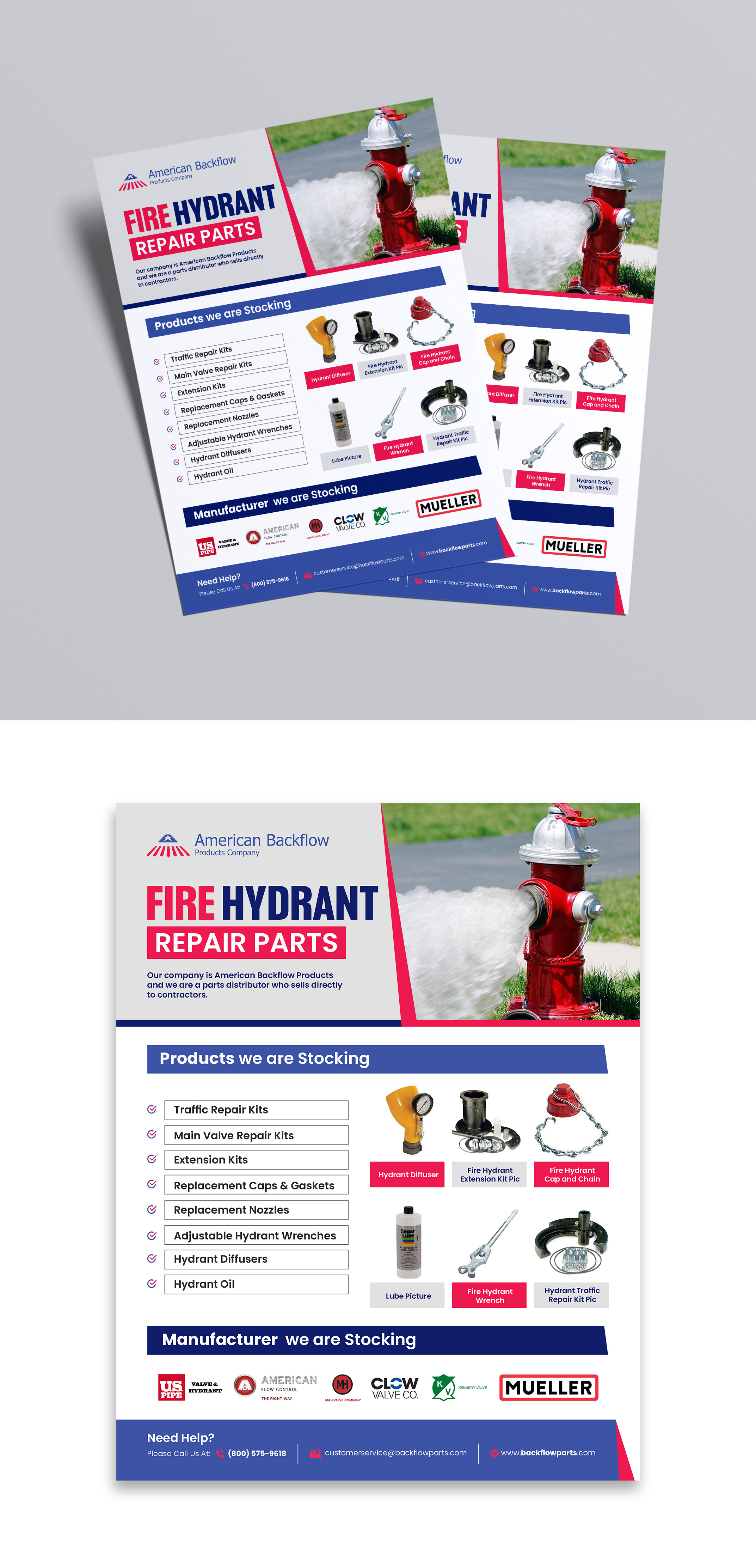 Design de Flyer par debdesign pour American Backflow Products Company | Design #29719951