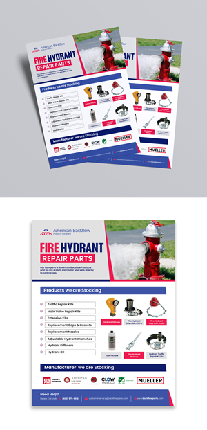 Flyer Design by debdesign for American Backflow Products Company | Design: #29719951