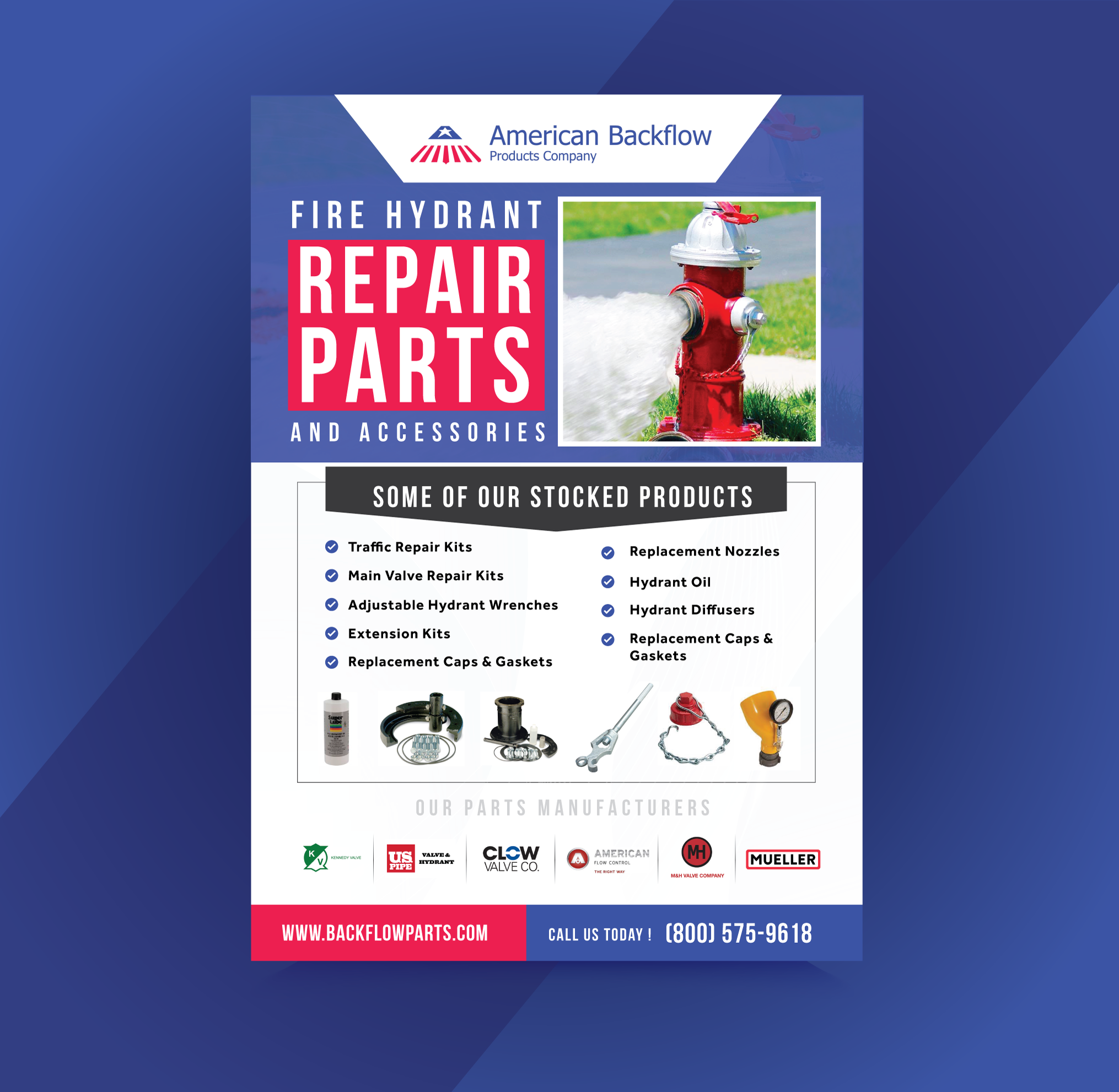 Diseño de Flyer por DesignGenie para American Backflow Products Company | Diseño #29724553