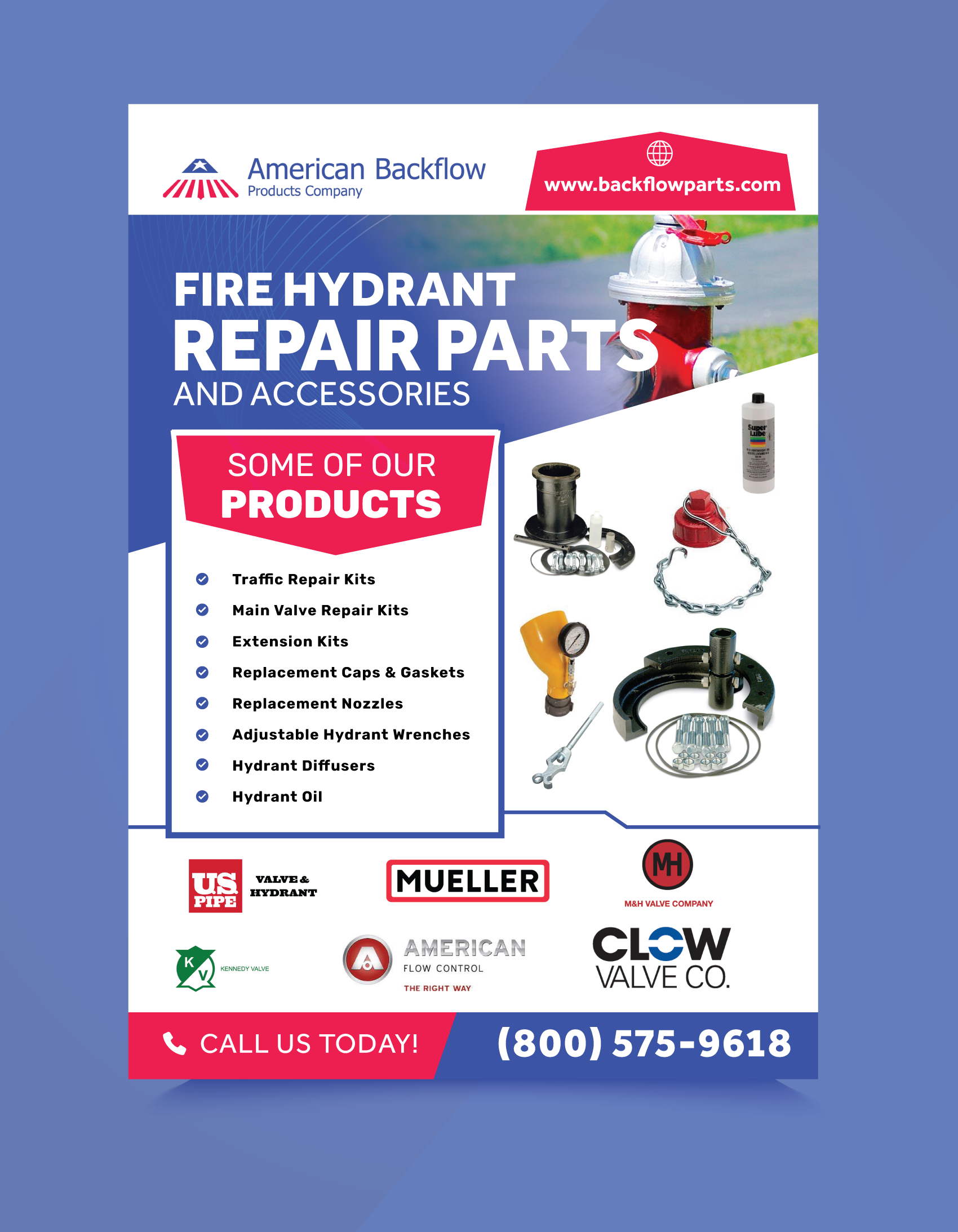 Flyer Design by DesignGenie for American Backflow Products Company | Design #29879188