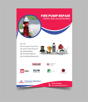 Diseño de Flyer por 3Guys para American Backflow Products Company | Diseño: #29719272