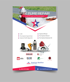 Diseño de Flyer por 3Guys para American Backflow Products Company | Diseño: #29719273