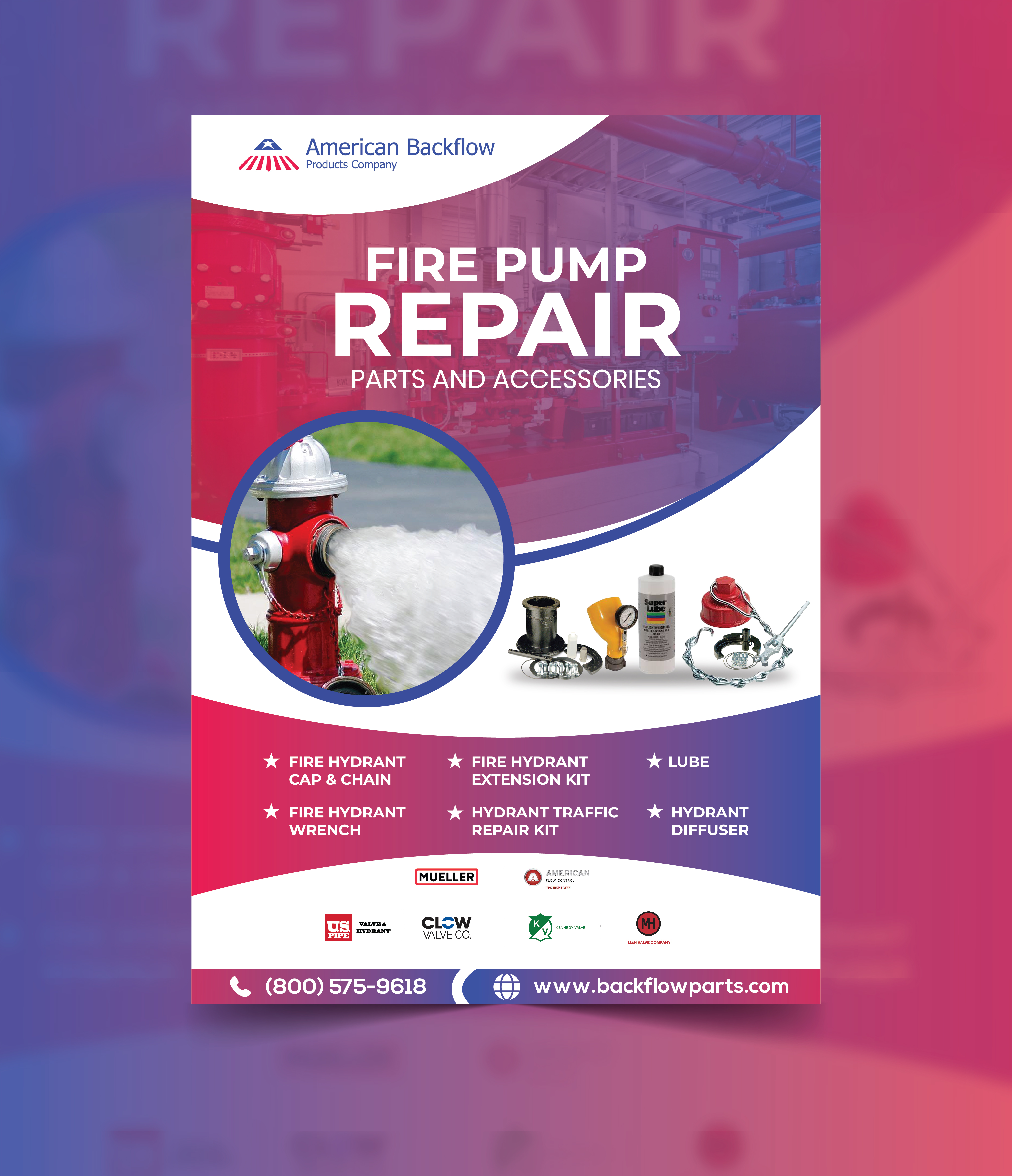Flyer-Design von 3Guys für American Backflow Products Company | Design #29723510