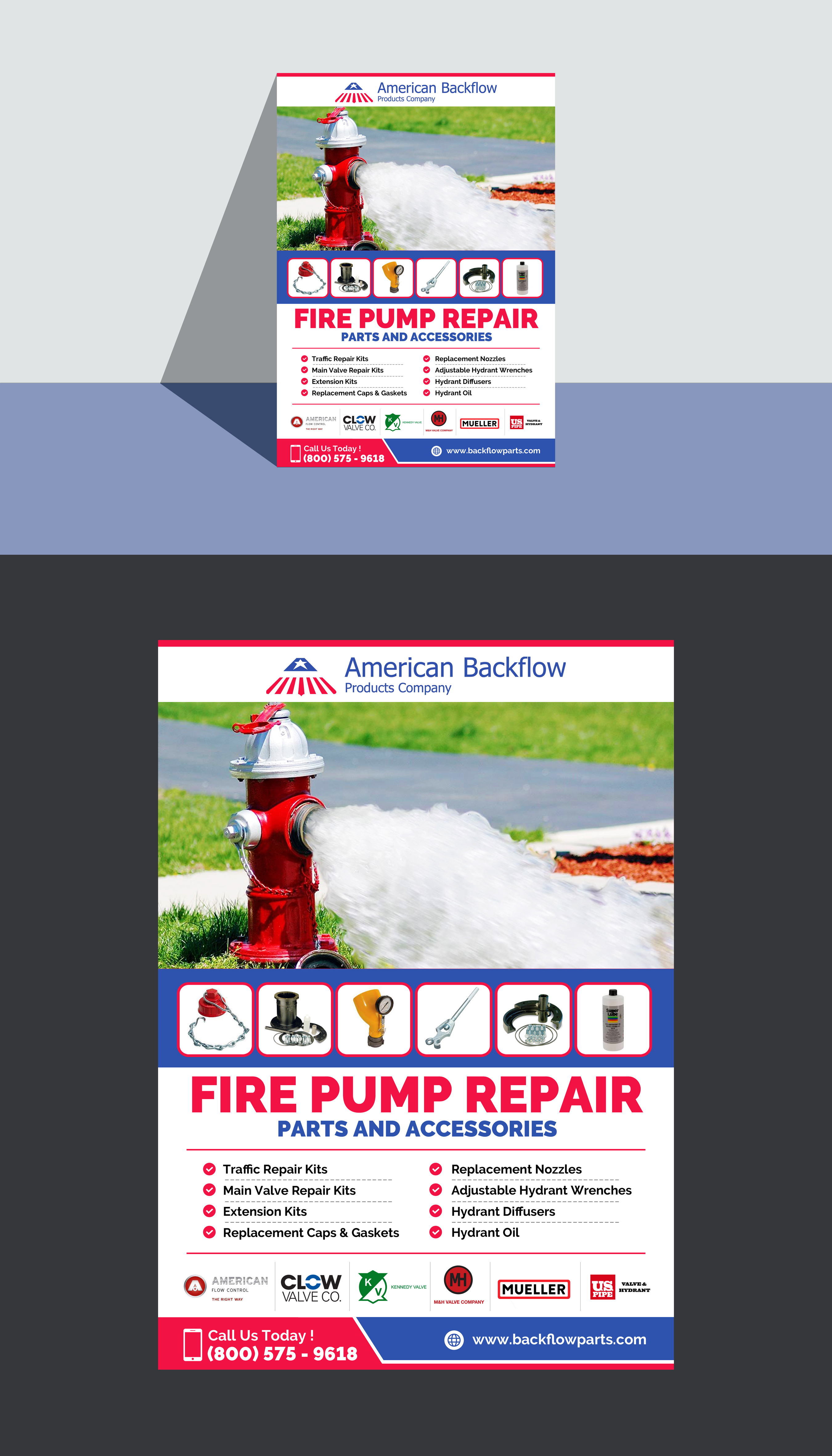 Diseño de Flyer por 123graphics para American Backflow Products Company | Diseño #29718880