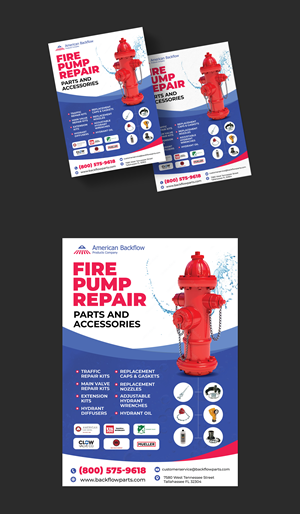 Flyer Design by vcreatived for American Backflow Products Company | Design #29735207