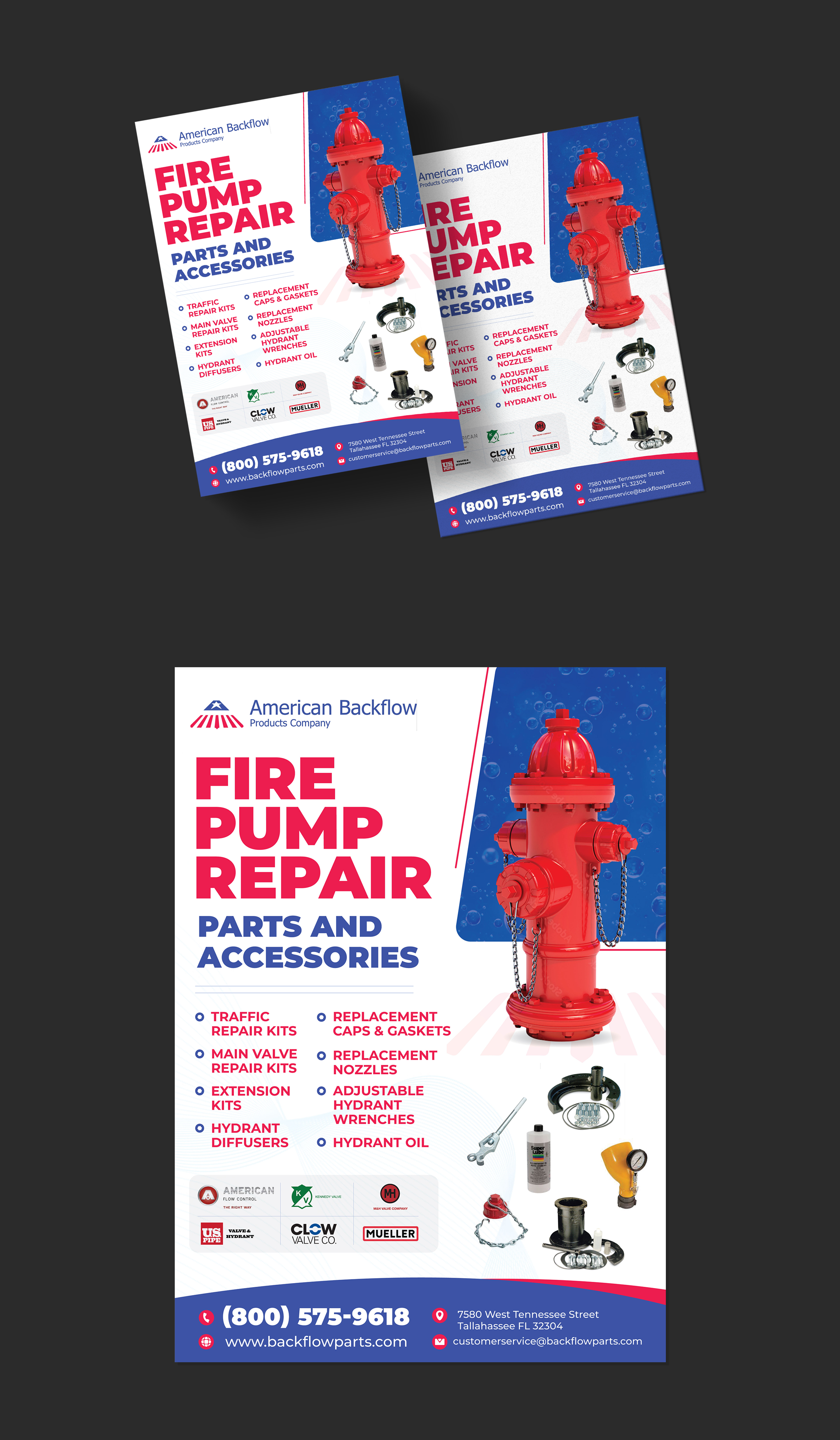 Diseño de Flyer por vcreatived para American Backflow Products Company | Diseño #29735209