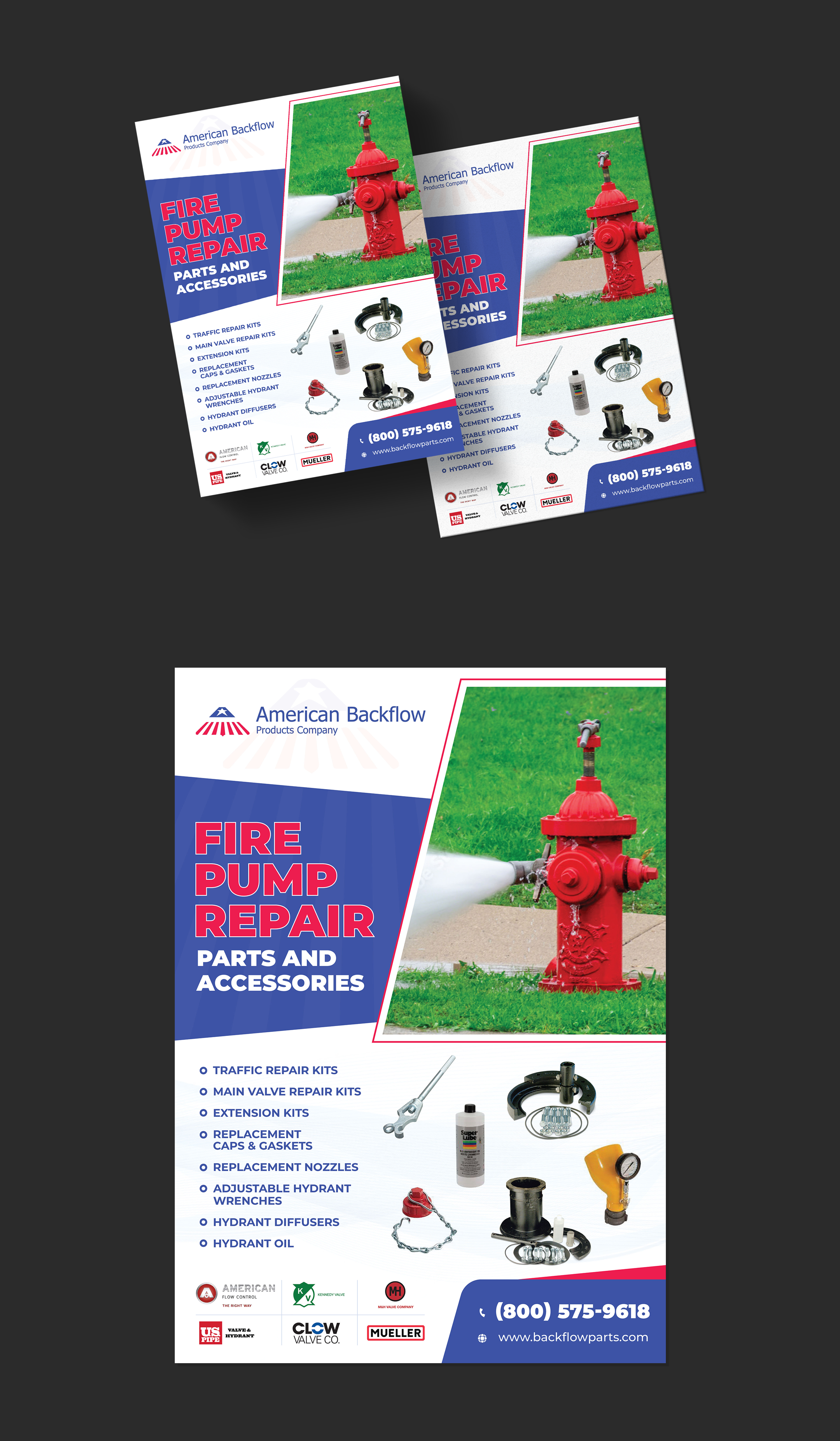 Diseño de Flyer por vcreatived para American Backflow Products Company | Diseño #29735210