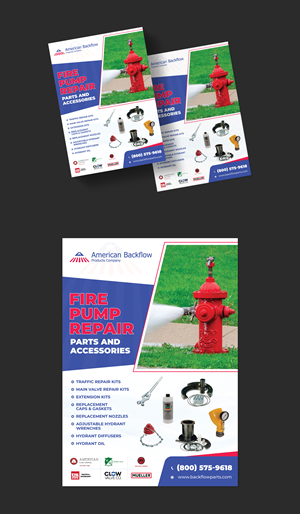 Diseño de Flyer por vcreatived para American Backflow Products Company | Diseño: #29735210