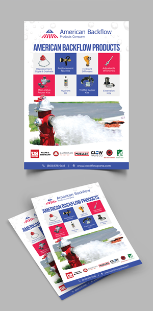 Flyer Design by Graphic Guy for American Backflow Products Company | Design #29719106