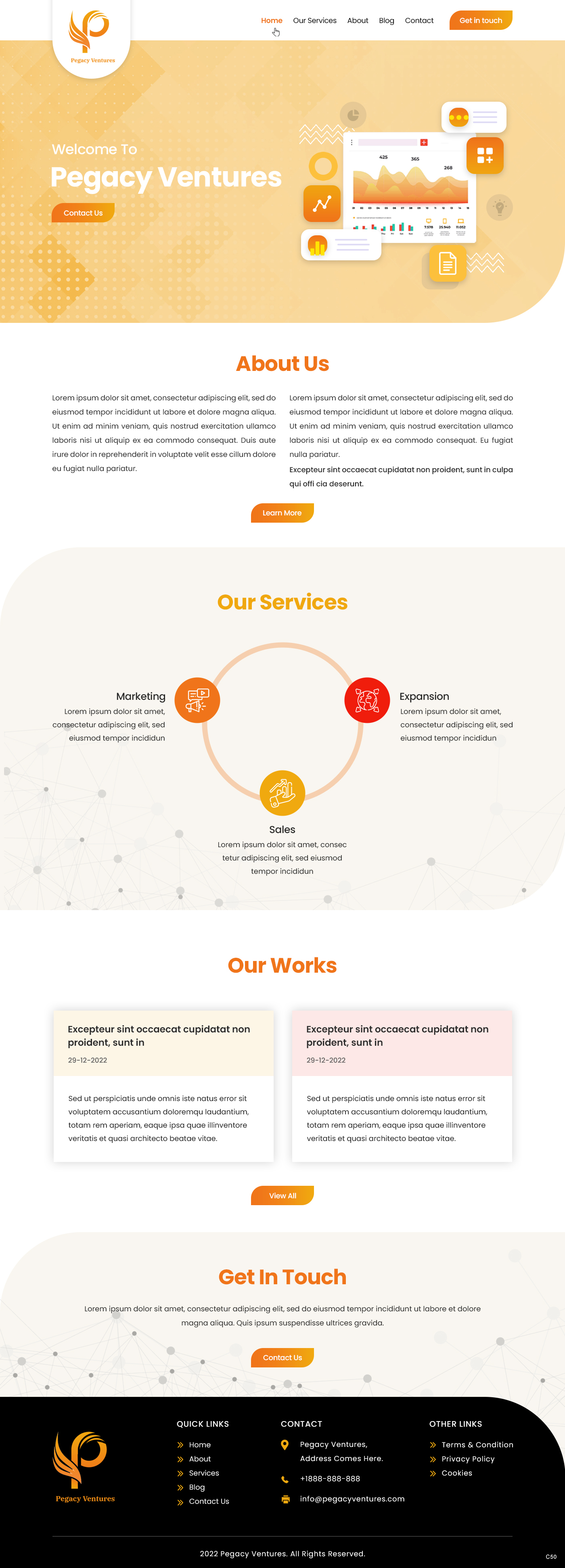 Diseño Web por pb para Pegacy Ventures | Diseño #29773295