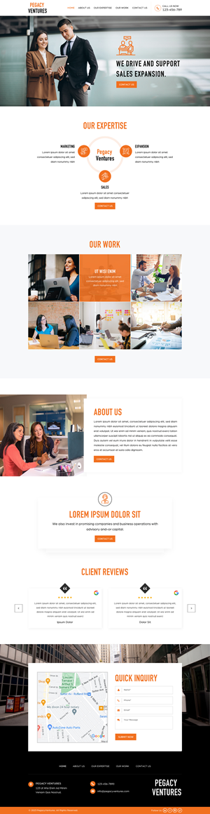 Web Design by Sbss for Pegacy Ventures | Design: #29719137