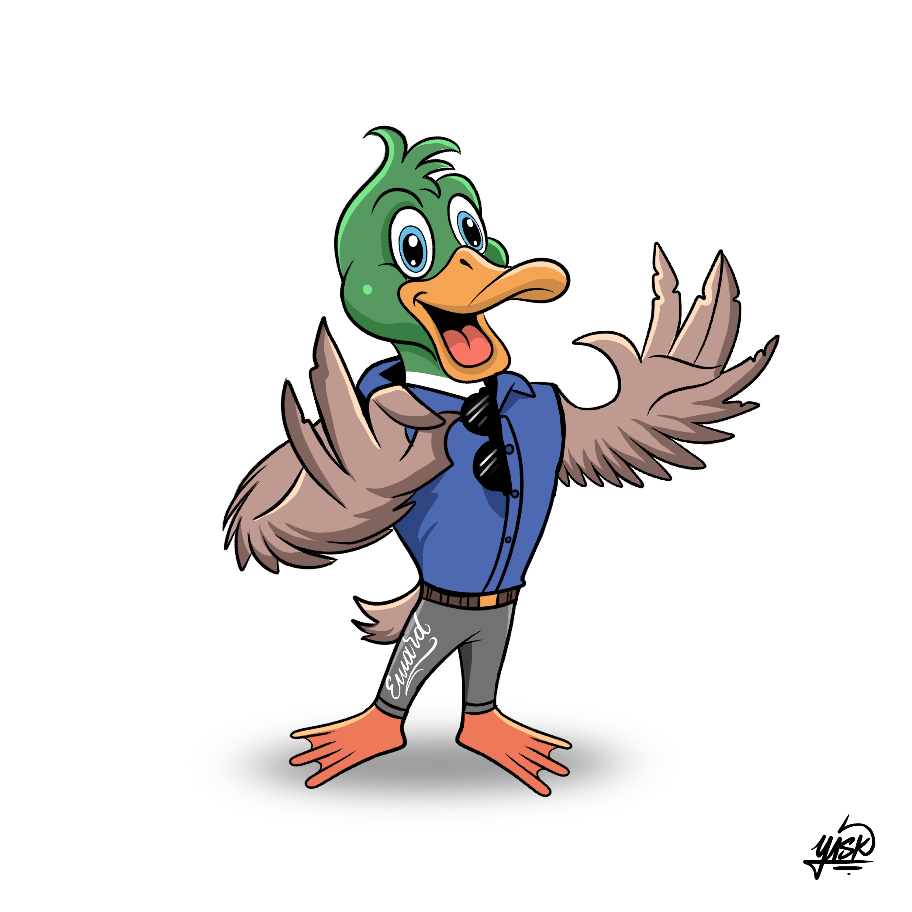 Mascot Design by El Yisk 2 for this project | Design #29716841