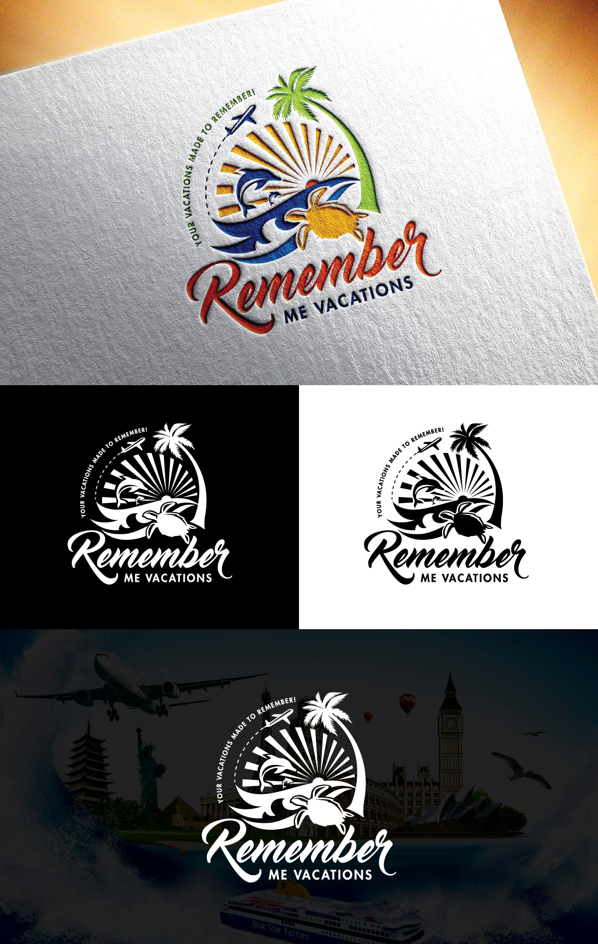 Design de Logo par Logo Stock pour Remember Me Vacations | Design #29721524