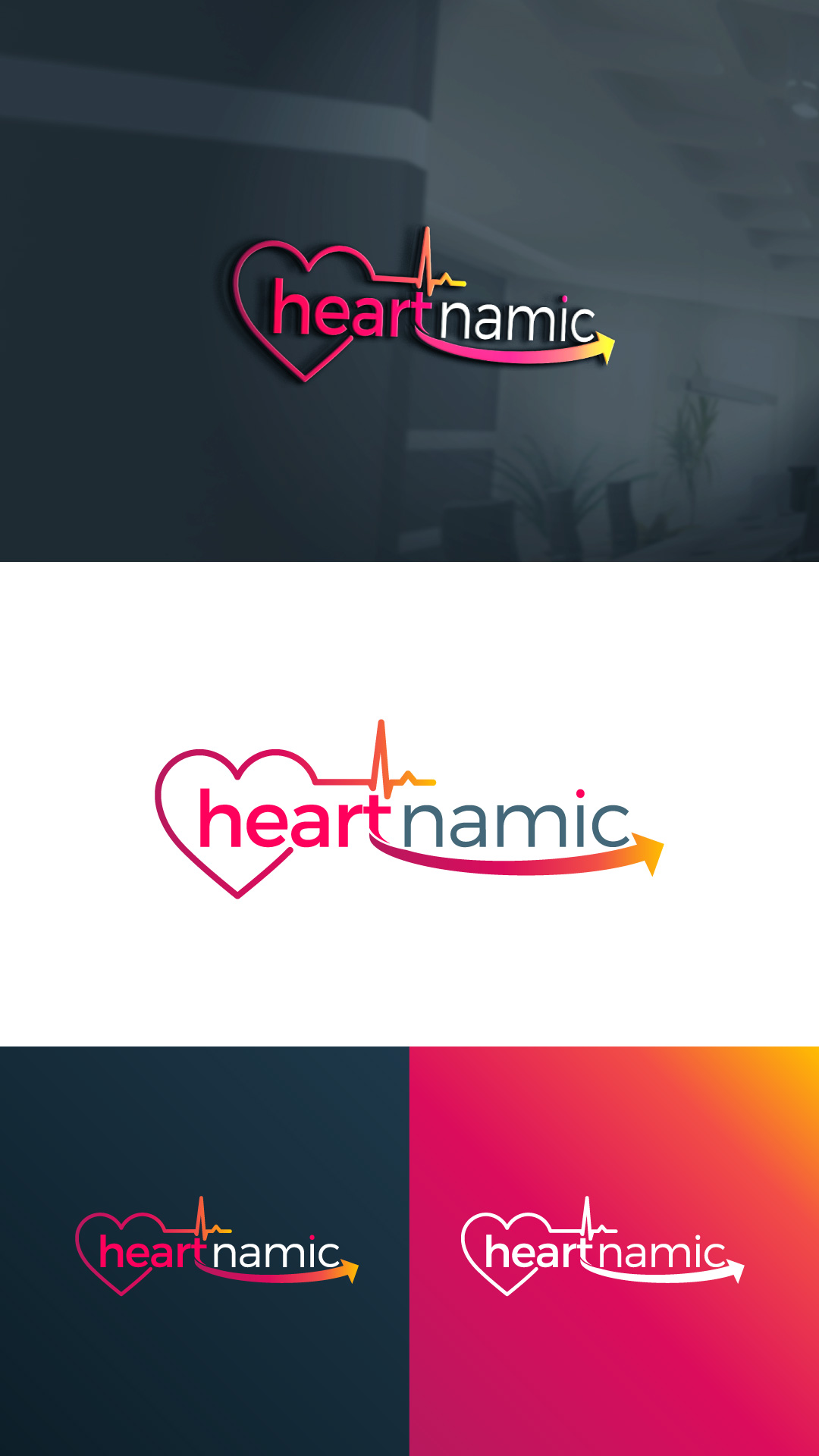 Logo Design by Sergio Coelho for heartnamic.com | Design #29736424