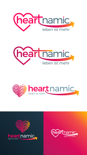 Logo Design by Sergio Coelho for heartnamic.com | Design: #29740351