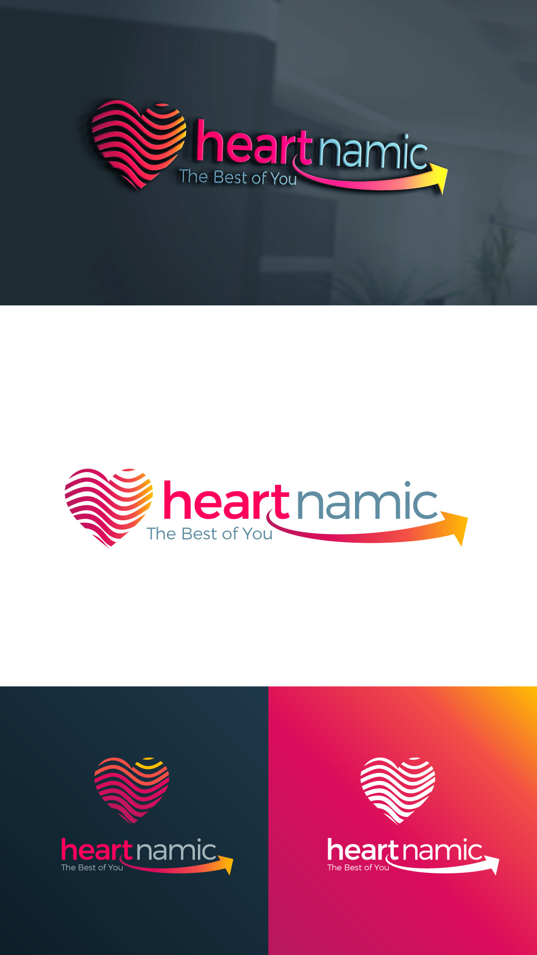 Logo Design by Sergio Coelho for heartnamic.com | Design #29745421