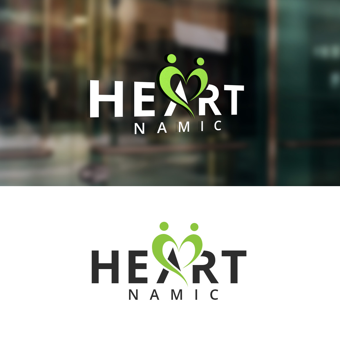 Logo Design by MCreative for heartnamic.com | Design #29731334