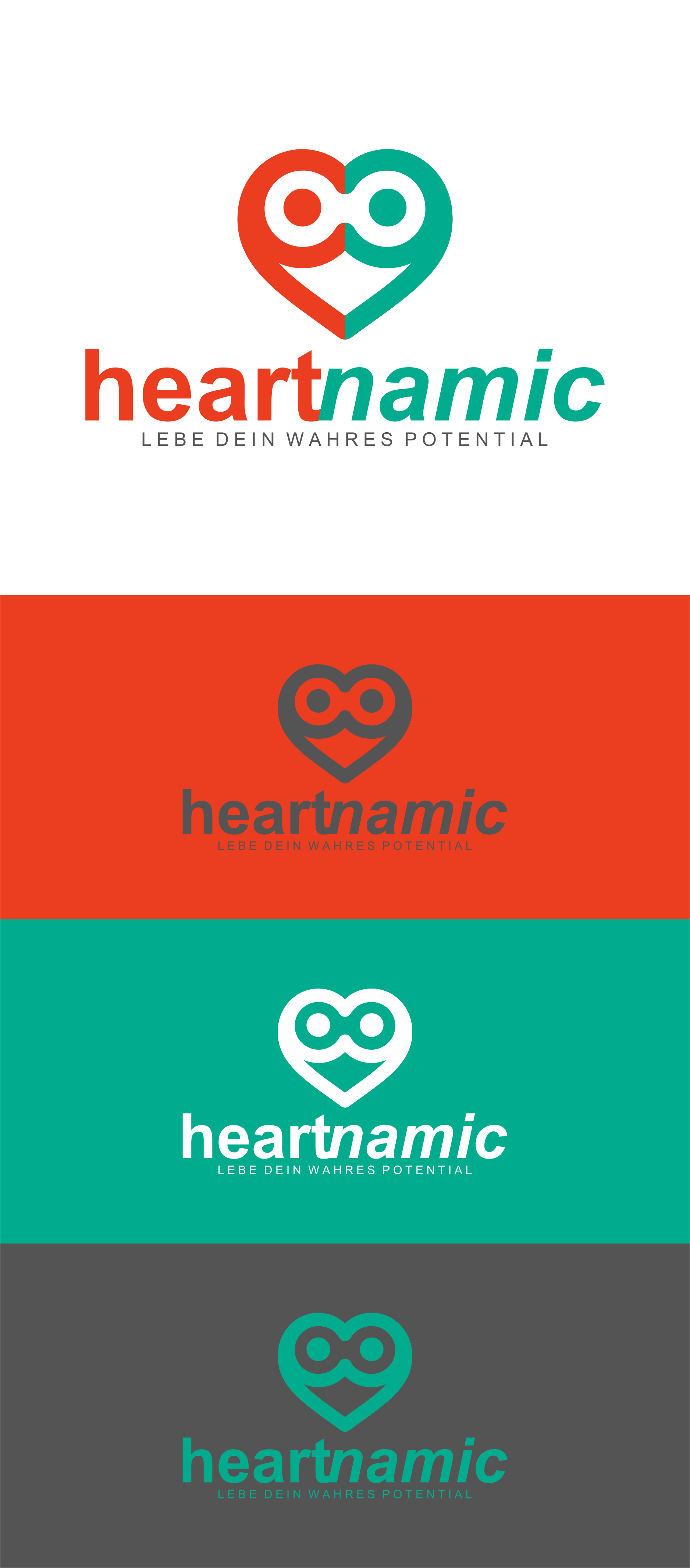 Logo Design by D'Mono for heartnamic.com | Design #29742833