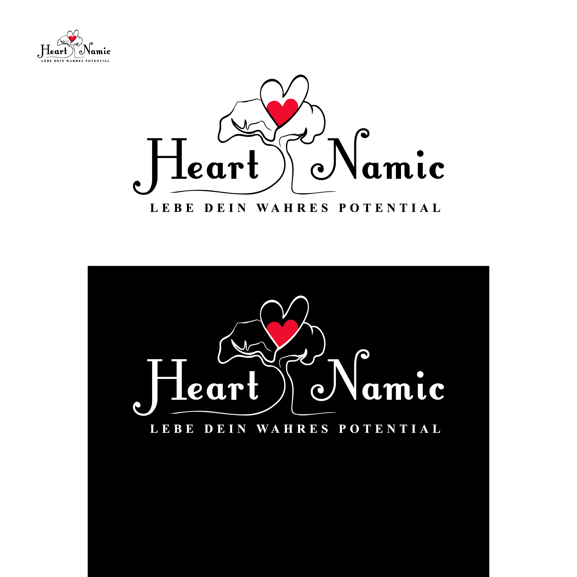 Logo Design by Pankaj Bordoloi for heartnamic.com | Design #29729678