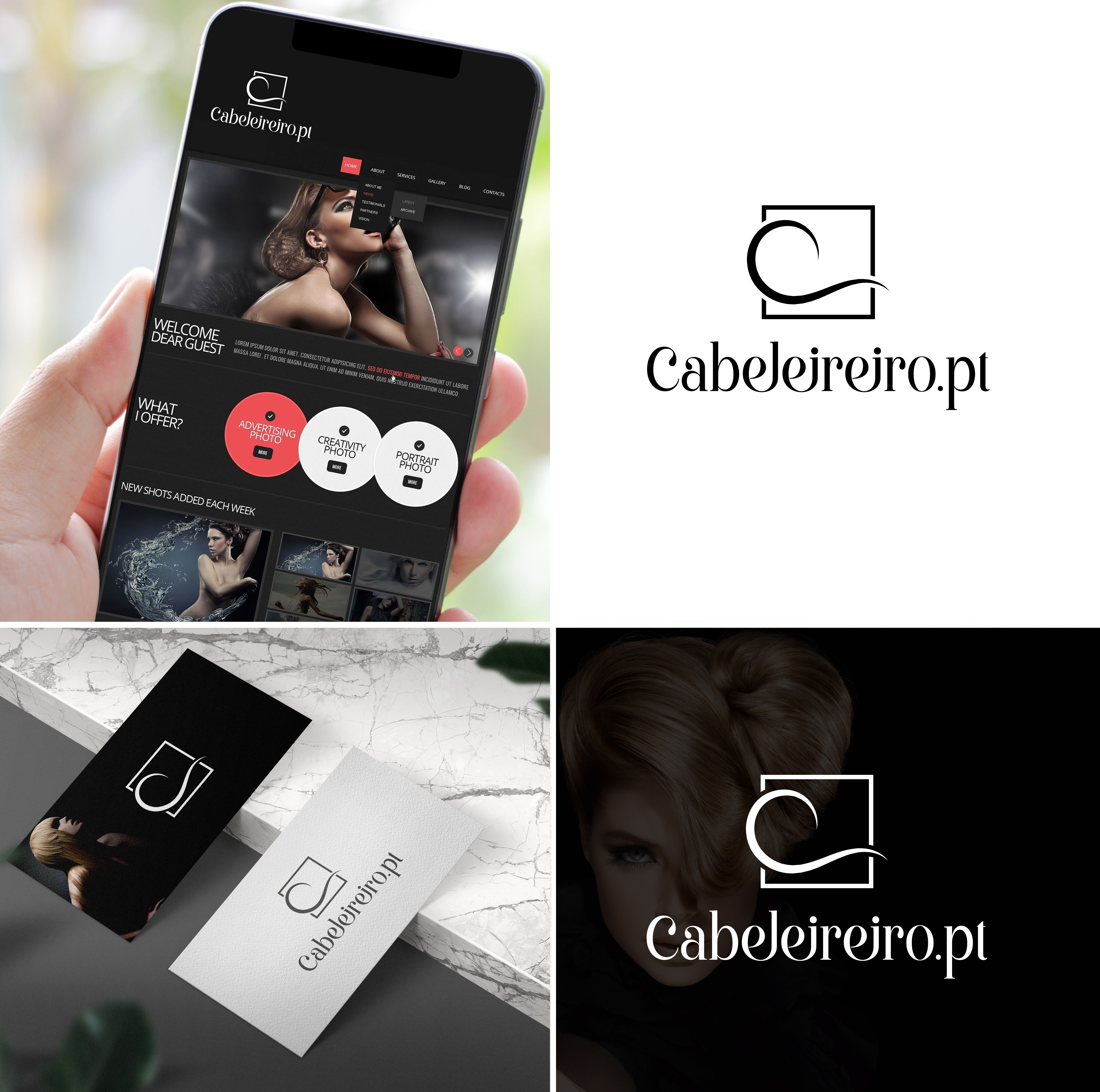 Logo Design by Shanzida Akter for Ana Sofia Cabeleireiros Lda | Design #29725350