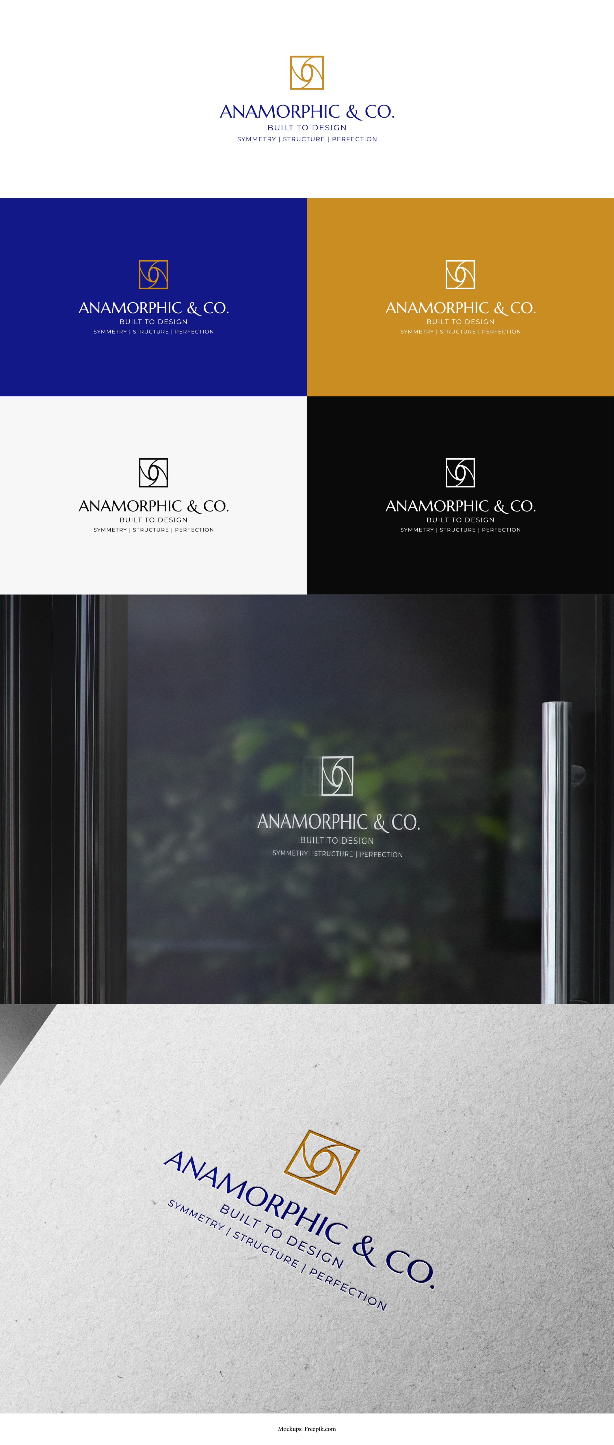 Logo Design by ALMANAL GRAPHICS for Anamorphic & co.  | Design #29731663