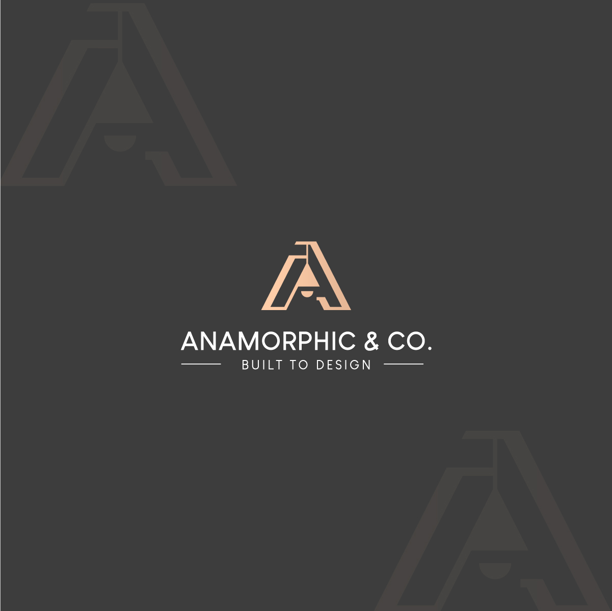Logo Design by GOLDENCROWN for Anamorphic & co.  | Design #29725962