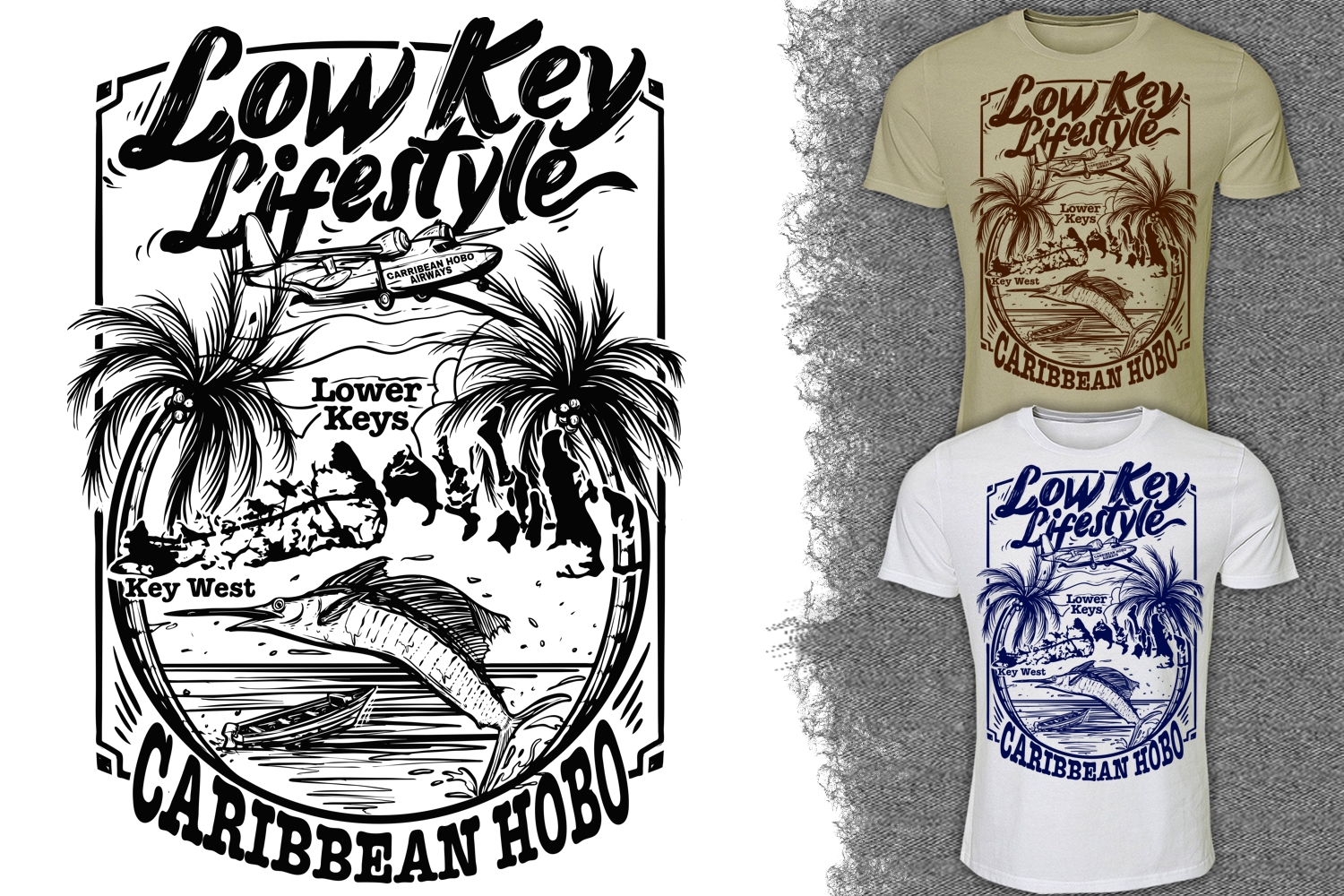 Diseño de Camiseta por Falih A para Caribbean Hobo | Diseño #29737258