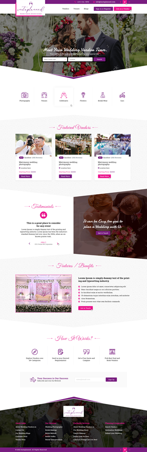 Web-Design von Ved Web Services für dieses Projekt | Design #29740849
