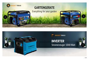Banner Ad Design by pb for Rocket Tools GmbH | Design: #29741326