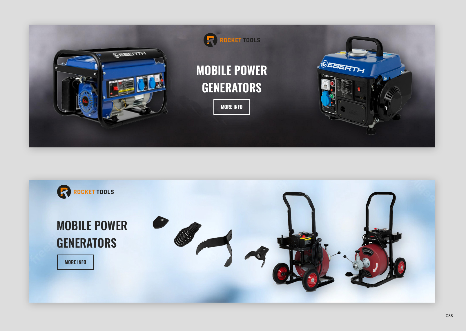 Design de Bannière  par pb pour Rocket Tools GmbH | Design #29741328