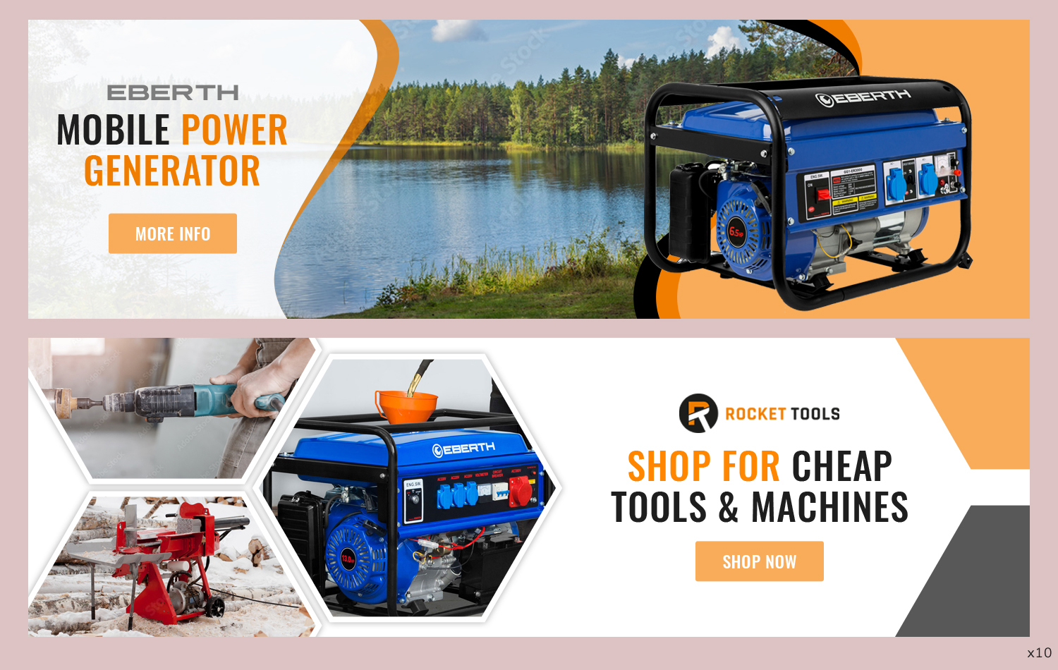 Banner Ad Design by pb for Rocket Tools GmbH | Design #29741337