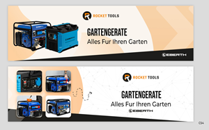 Banner Ad Design by pb for Rocket Tools GmbH | Design: #29741338