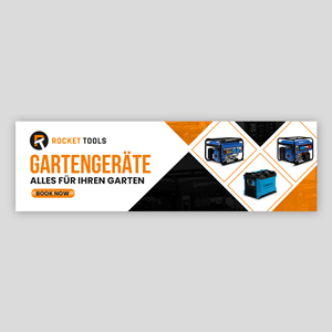 Banner Ad Design by debdesign for Rocket Tools GmbH | Design: #29739787