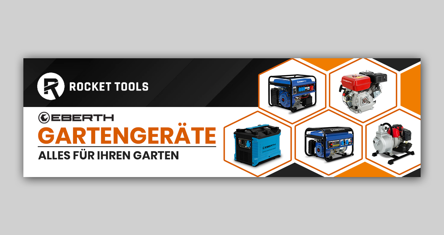 Banner Ad Design by debdesign for Rocket Tools GmbH | Design #29741052