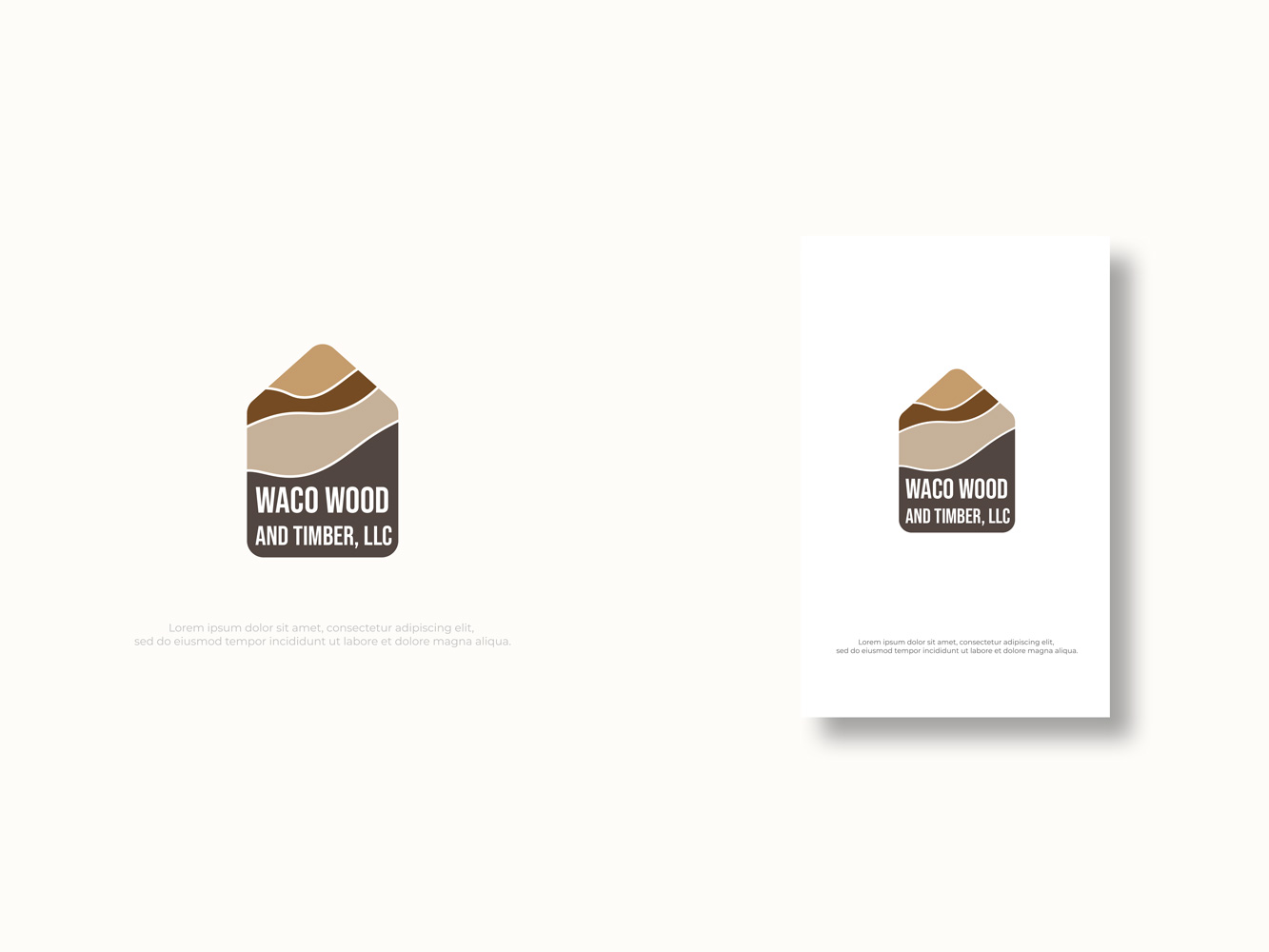Logo Design by Locke+ for Waco Wood and Timber, LLC | Design #29736994