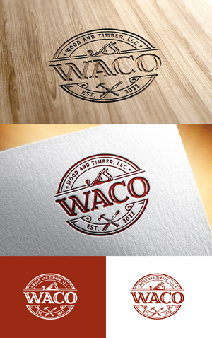 Logo Design by Logo Stock for Waco Wood and Timber, LLC | Design: #29738537