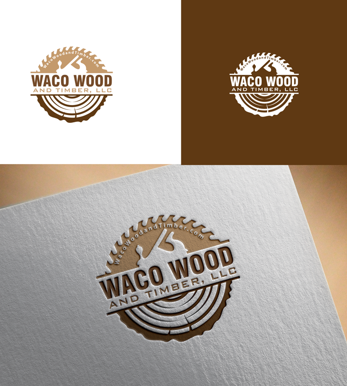 Logo Design by RA-bica for Waco Wood and Timber, LLC | Design #29739805